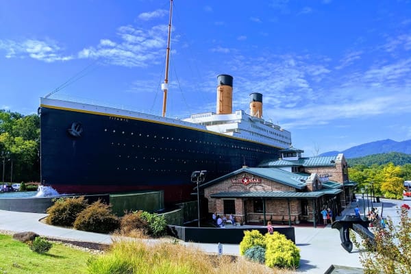 Museum exterior with dramatic architecture