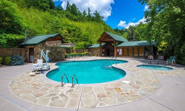 Big Bear Retreat pool