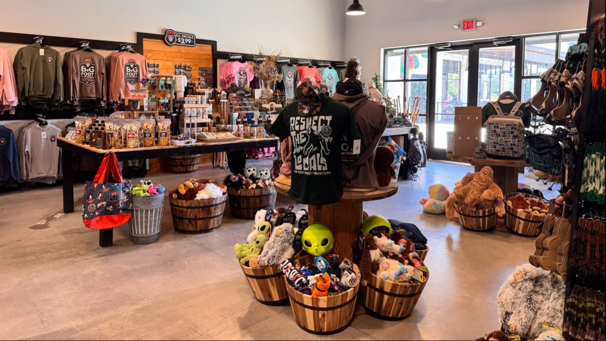 Bigfoot in the Smokies Gift Shop