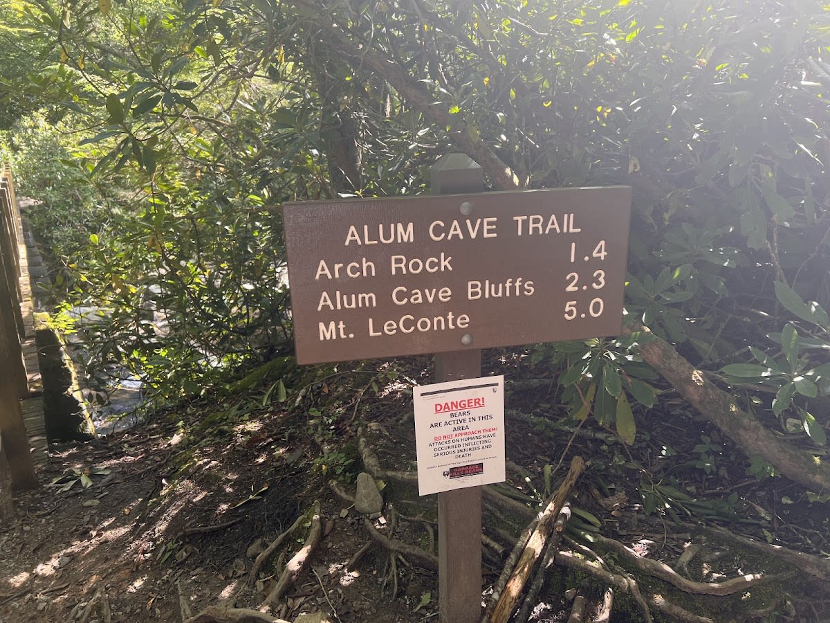 Mount LeConte via Alum Cave Trail