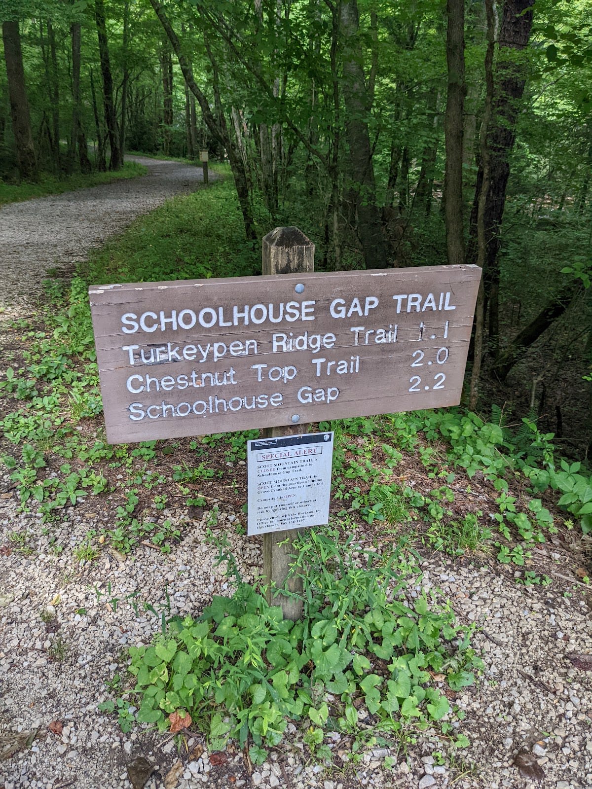 Schoolhouse Gap Trail