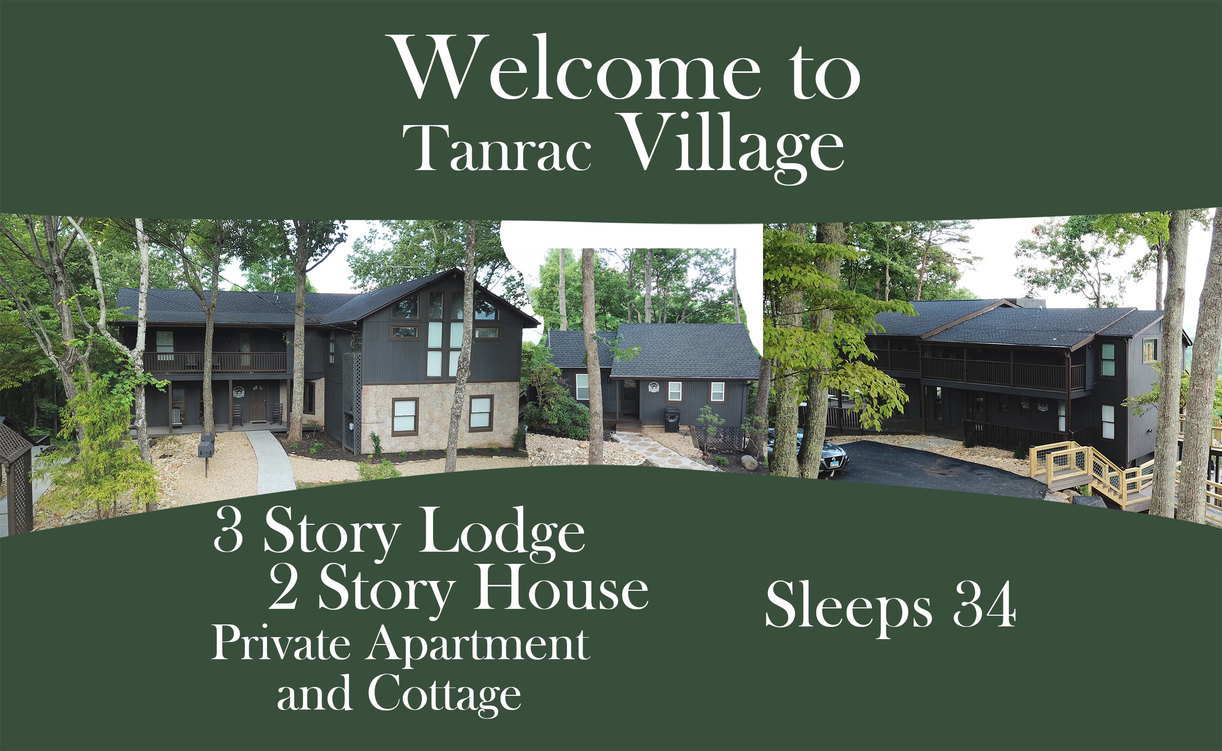 Tanrac Village Resort View - Gatlinburg Cabin Rental Resort