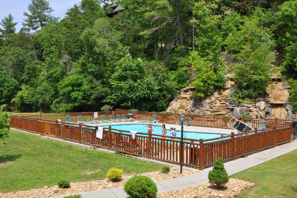 Bear Creek Crossing Resort View - Sevierville Cabin Rental Resort #1