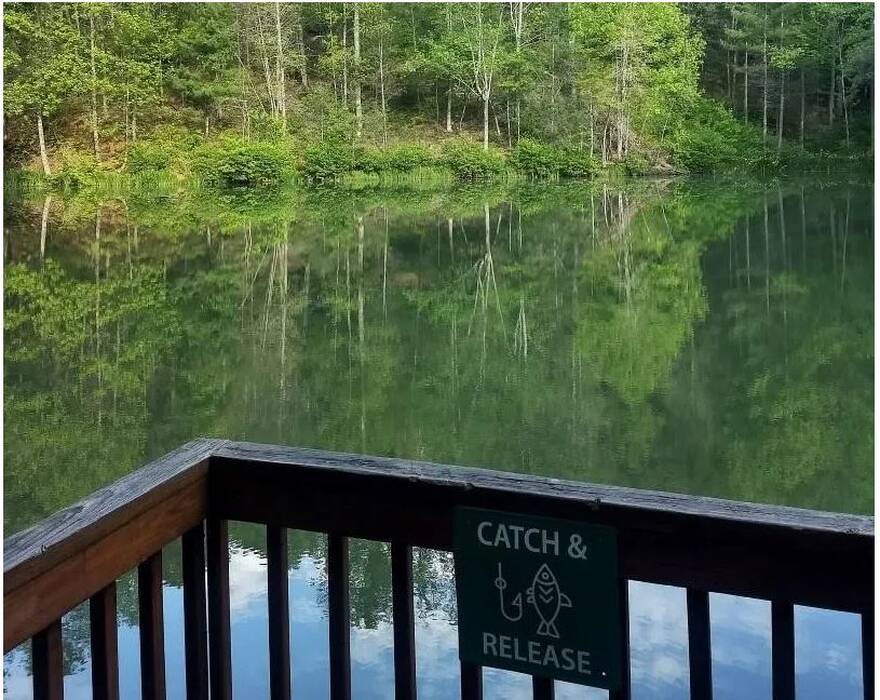 Hidden Lakes Resort cabins by the lake