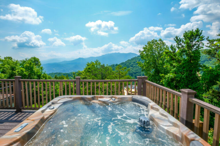 Chalet Village Ski Mountain Aerial - Gatlinburg Cabin Rental Resort
