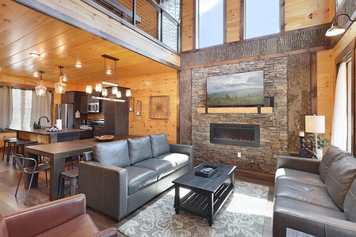 Beautiful mountain cabin