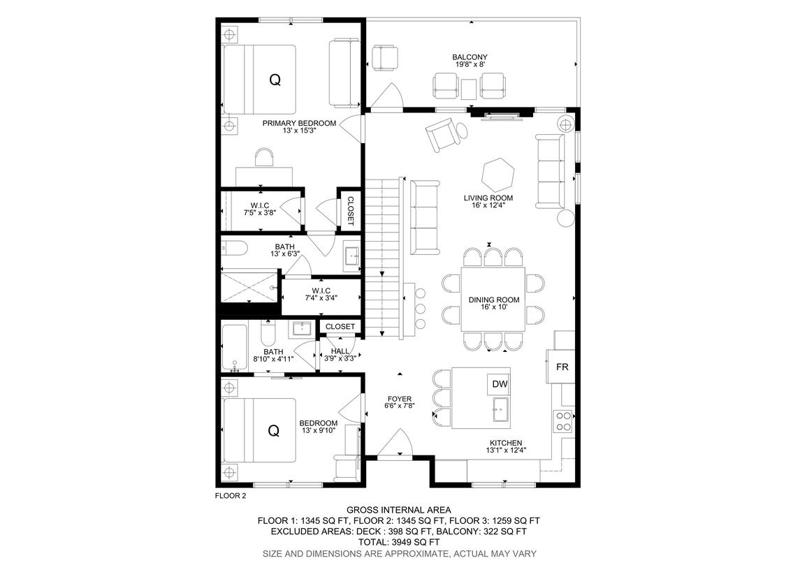 A Smoky Mountain Splash interior 4