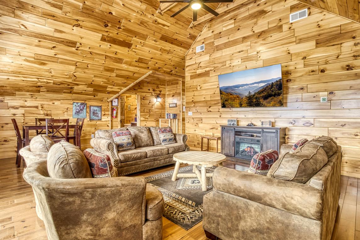 Beartastic Mountain View Lodge - Hot Tub