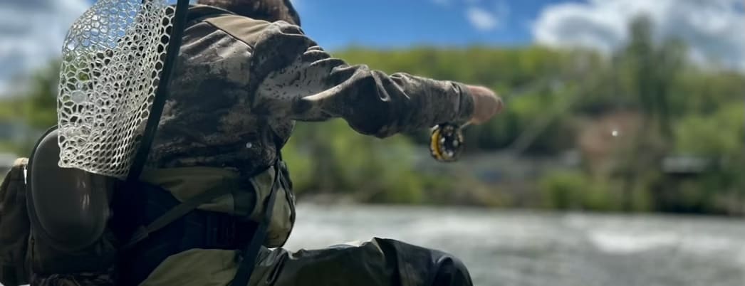 Guided fly fishing in the Great Smoky Mountains