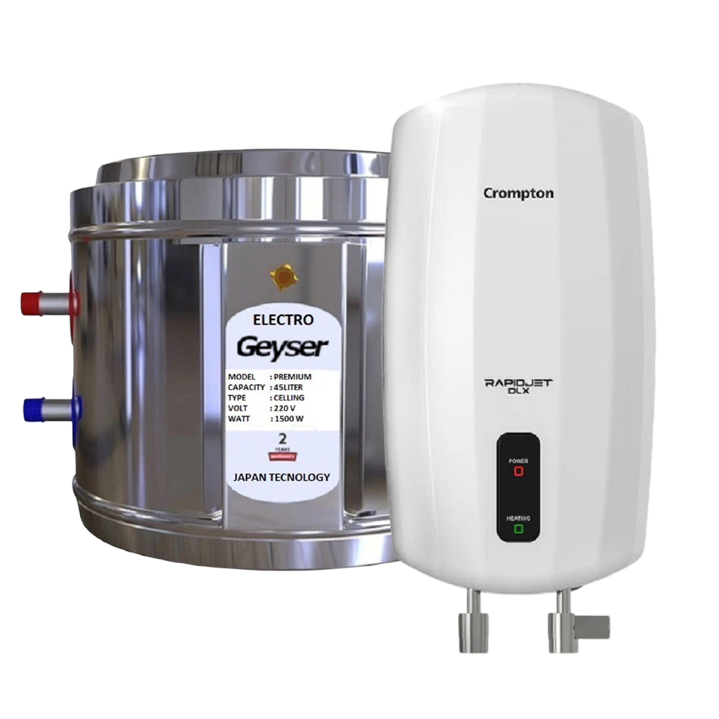 Water Heaters & Geysers