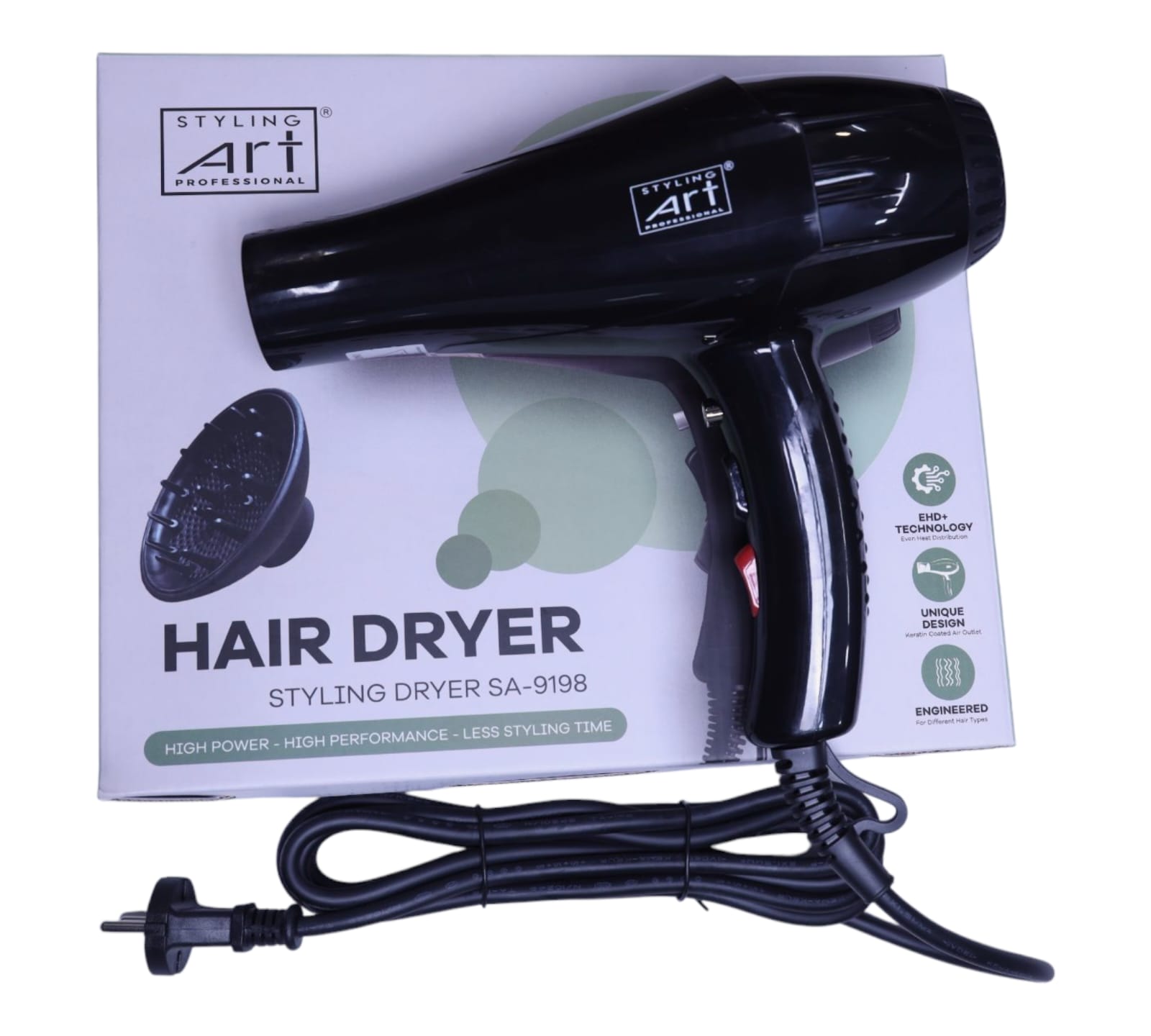 Hair Dryer Blowdry Styling Art