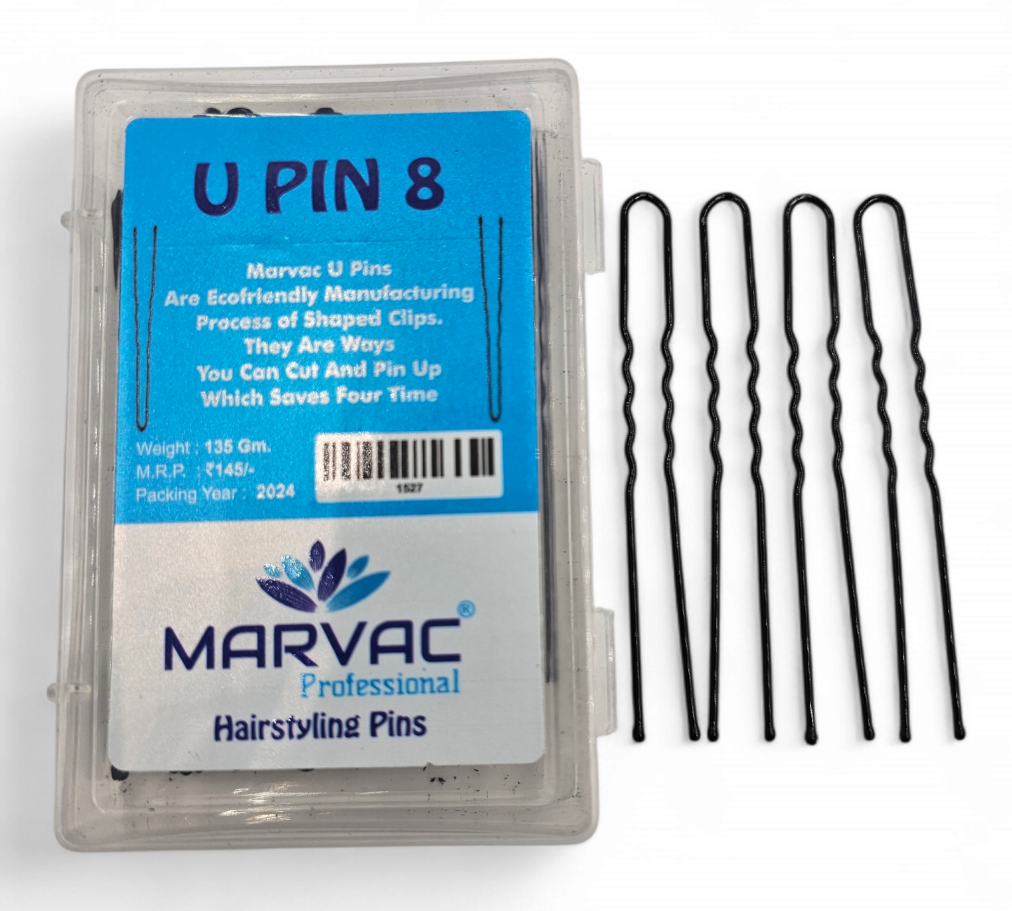 U Shape Hair Pins - No. 08 (135 gm)
