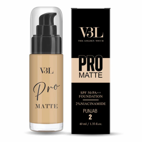 V3L Pro Matt Foundation 40 ml (PUNJAB 02)