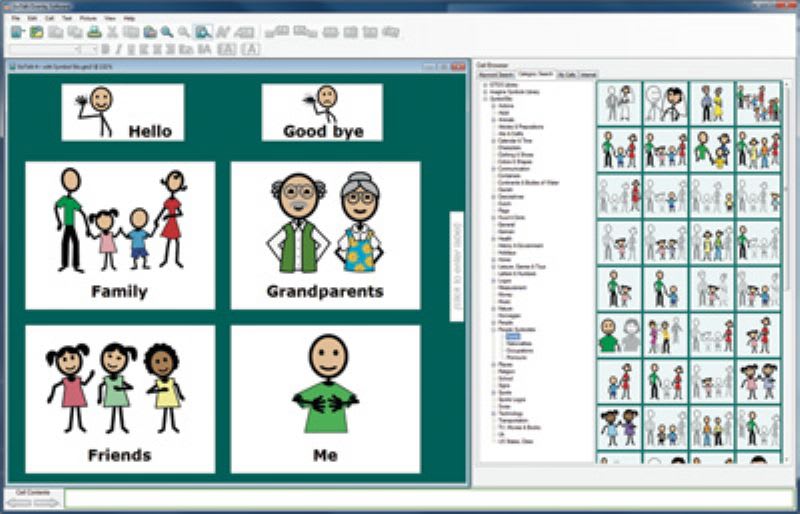 Product image of Go Talk Overlay Software - GTOS SymbolStix screen
