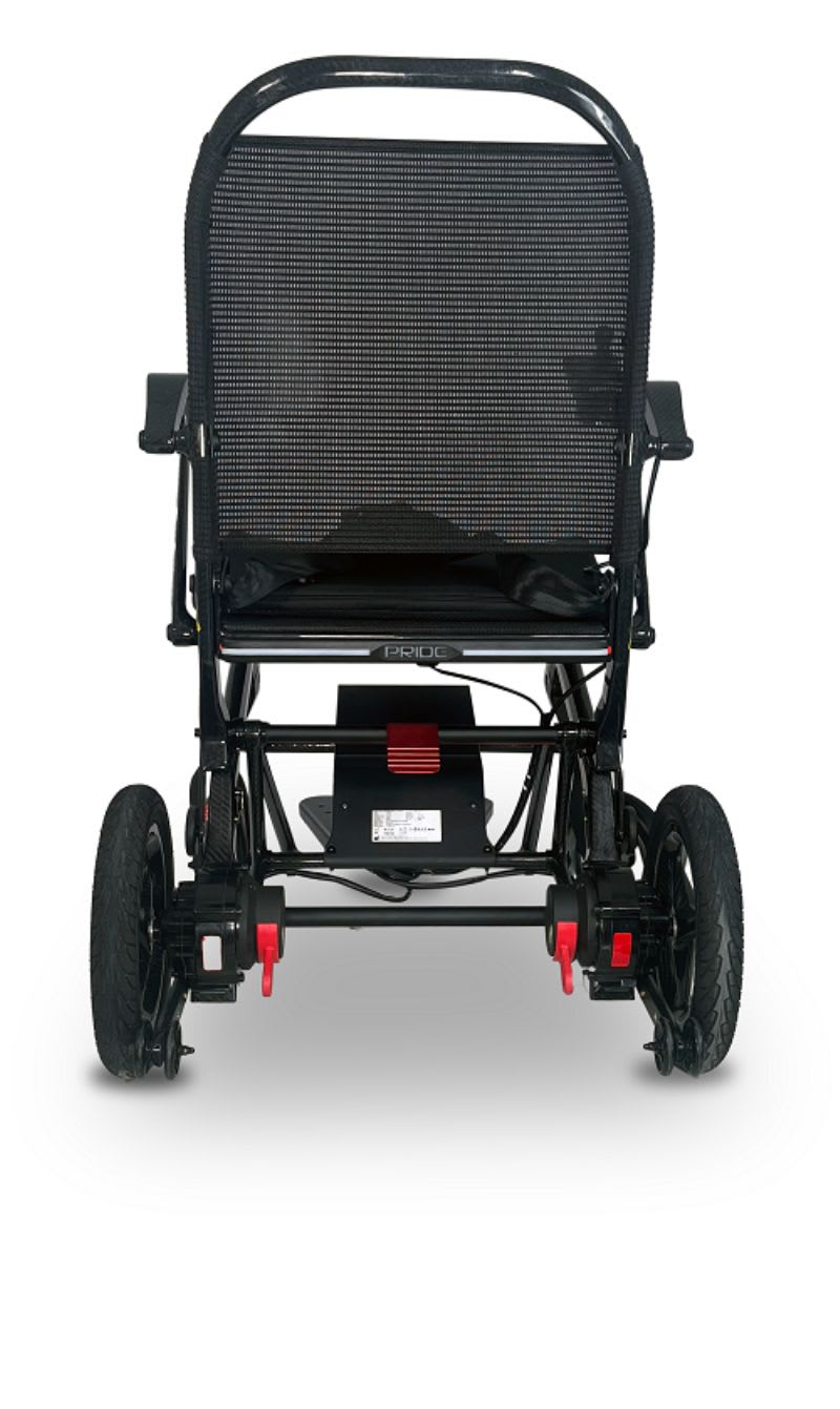 Product image of Pride Jazzy Carbon Ultra Lite Folding Powered Wheelchair - JazzyCarbon-Back
