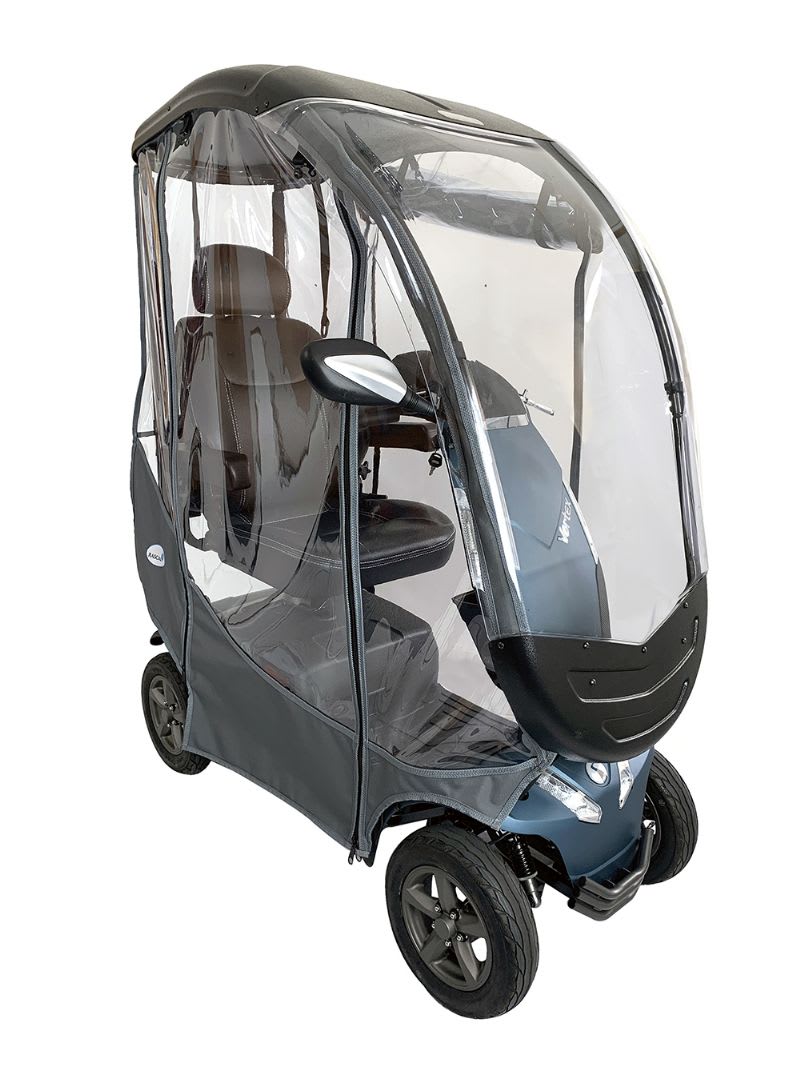 Product image of Rascal Vortex Mobility Scooter with Solid Canopy & Sides