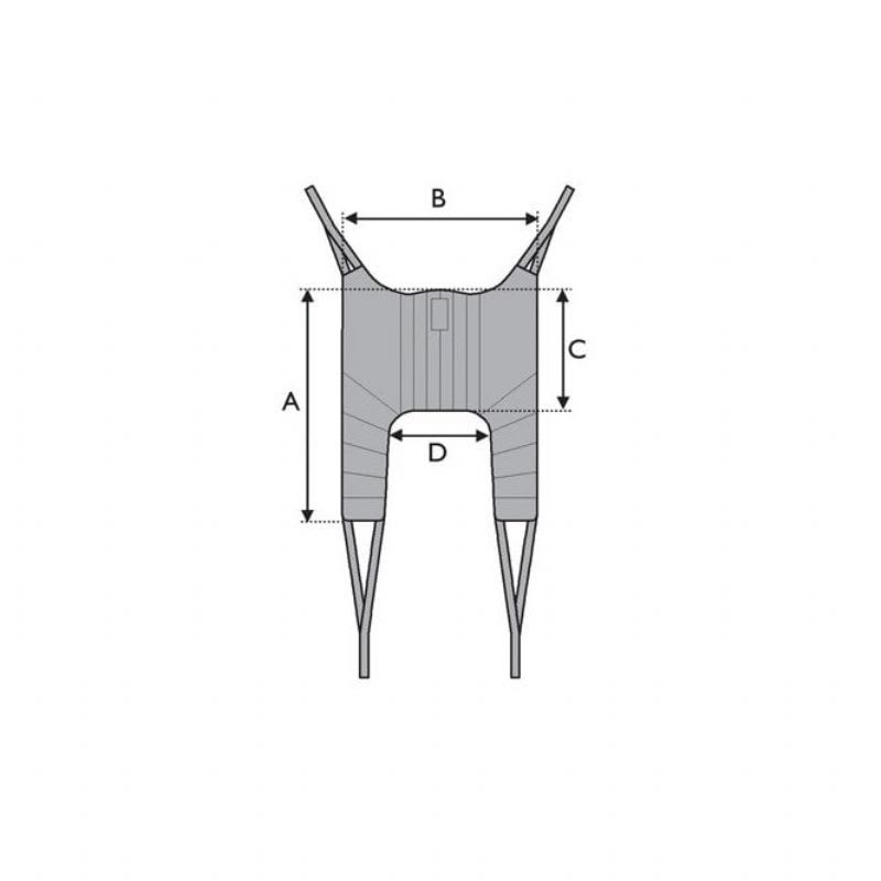 Product image of Universal Low Sling - invacare-universal-low-sling-p277-784 medium