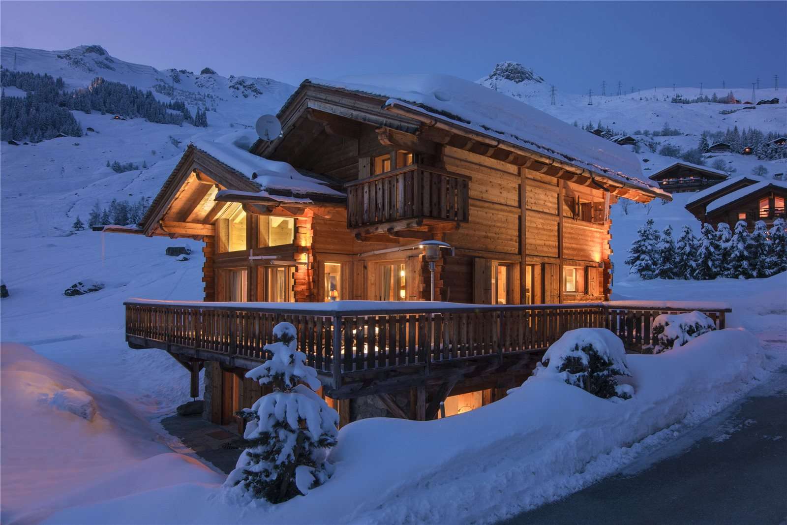 Cozy Wooden Chalet in the Swiss Alps