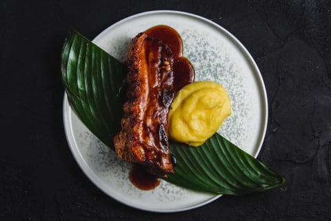 Costilla en reducción de cerveza