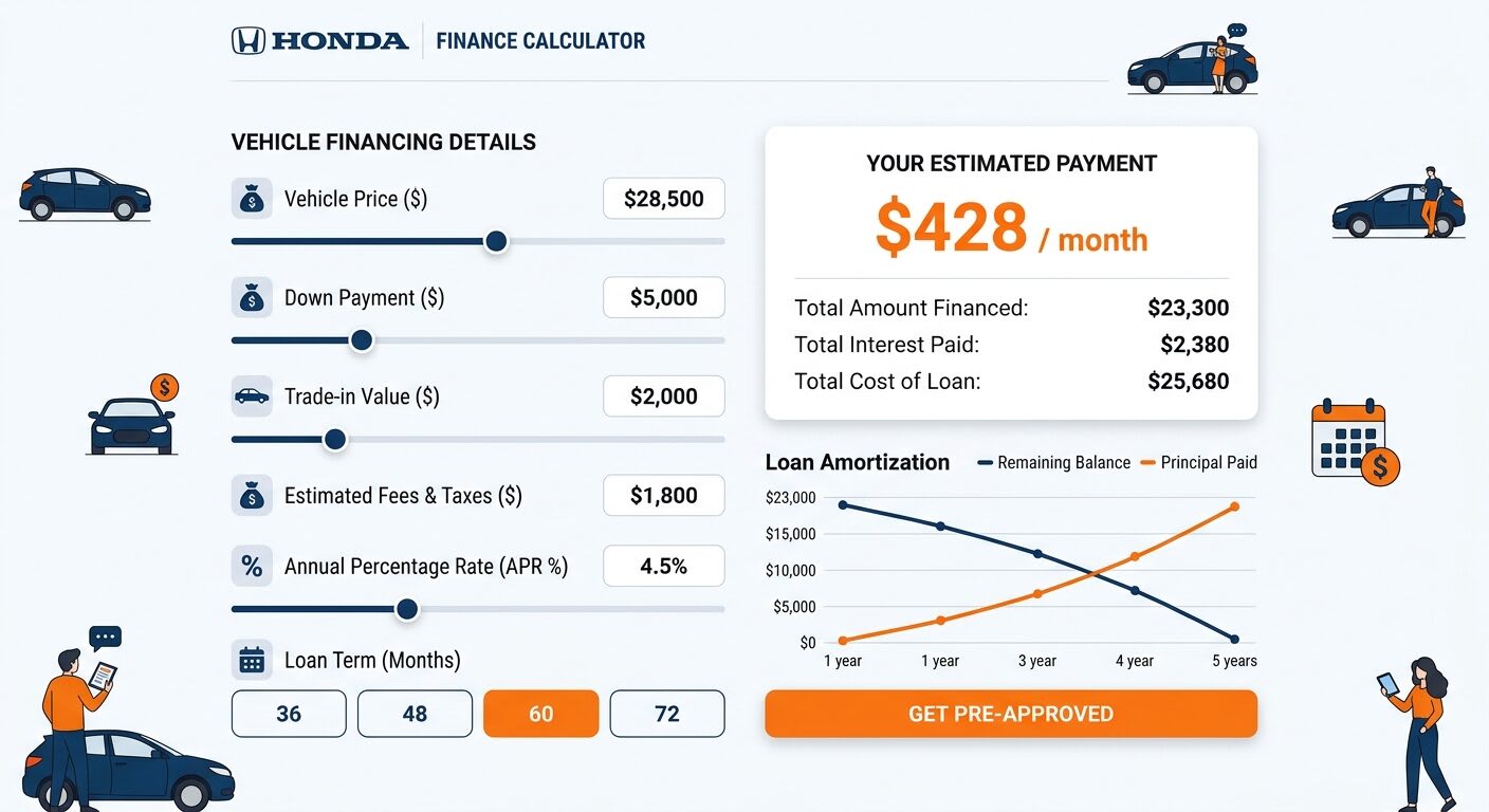 Honda Car Loan Calculator