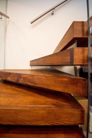 Family Dental Care · tread detail — staircase or glass install by CAworks