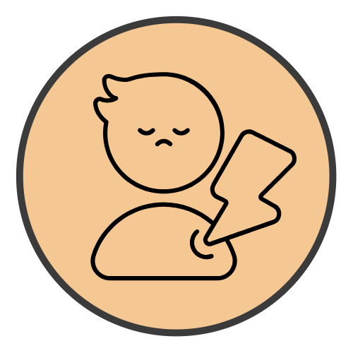 Icono de dolor