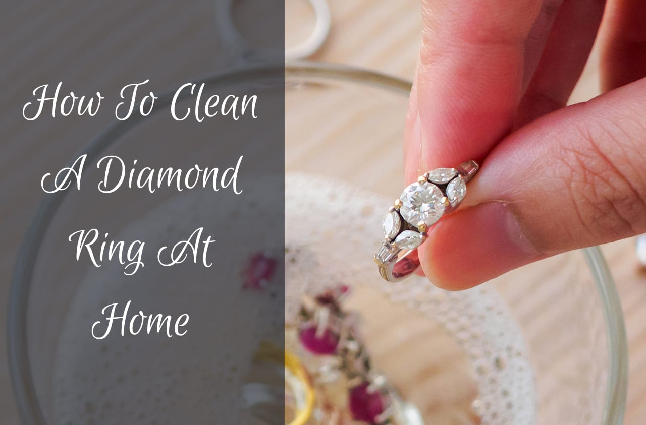 How do you store clean diamonds at home