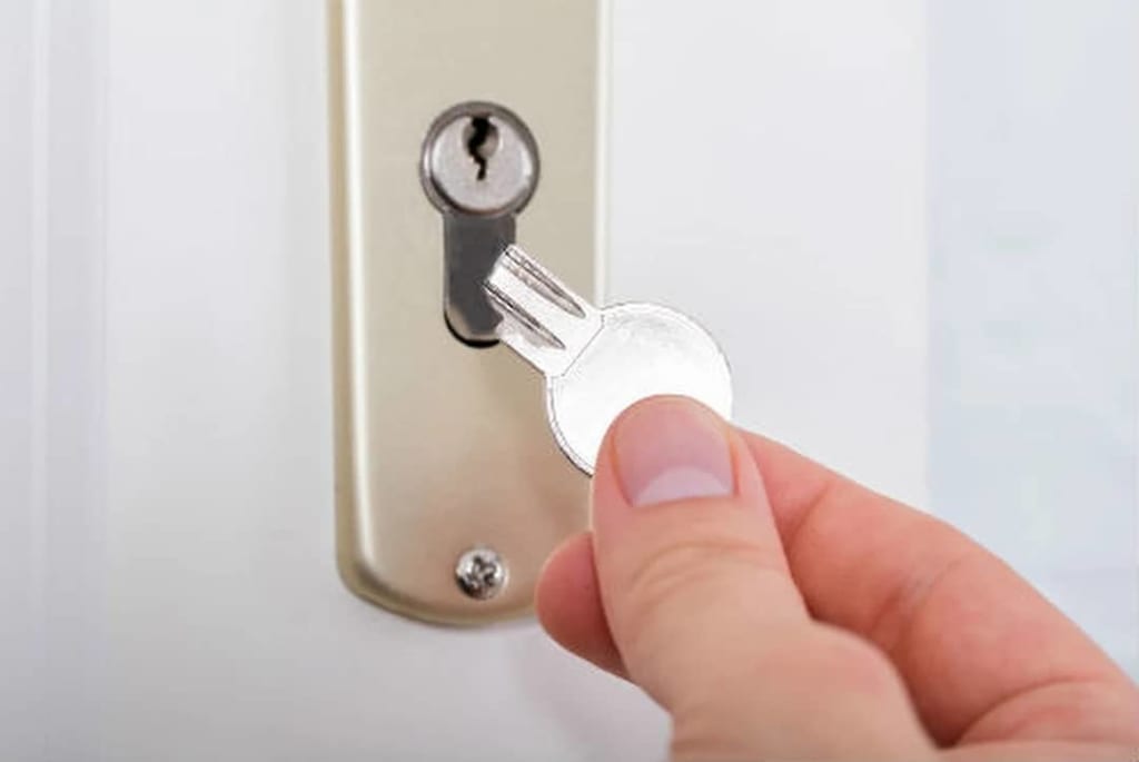 broken key