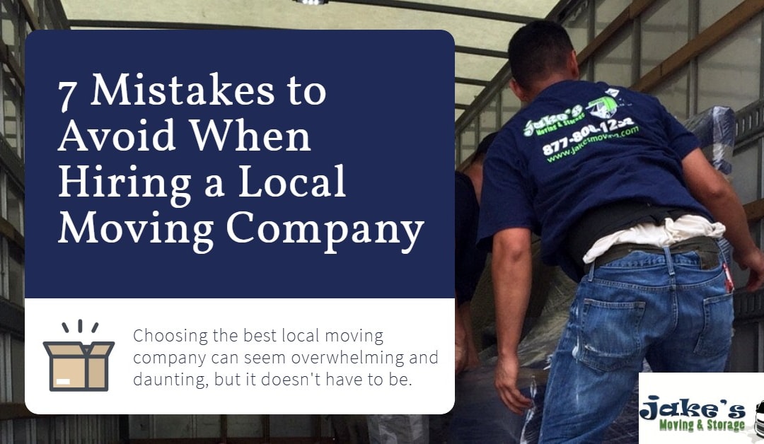 7 Mistakes to Avoid When Hiring a Local Moving Company