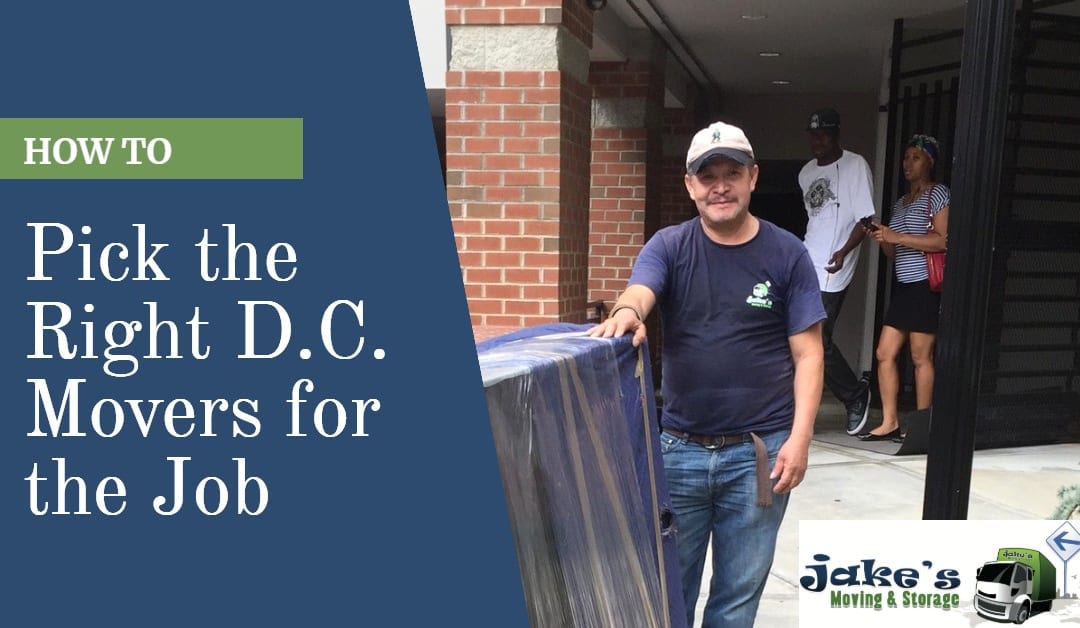 How to Pick the Right D.C. Movers for the Job