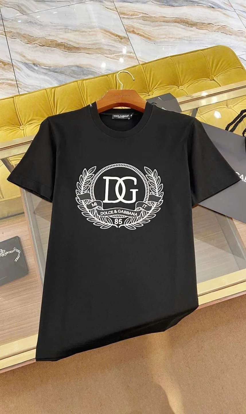 Áo phông DG nam màu đen Dolce Gabbana mã 21 cao cấp tinh tế đẳng cấp
