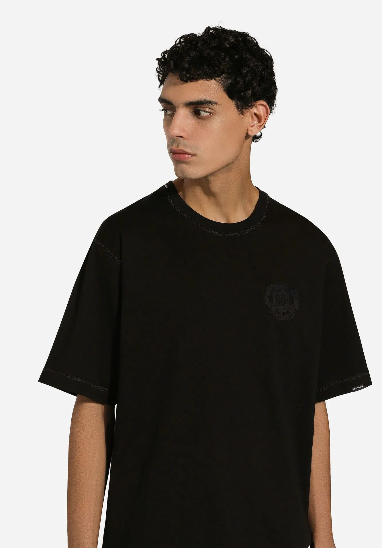 Áo phông đen nam cao cấp mã 3 áo phông Dolce Gabbana xịn mịn