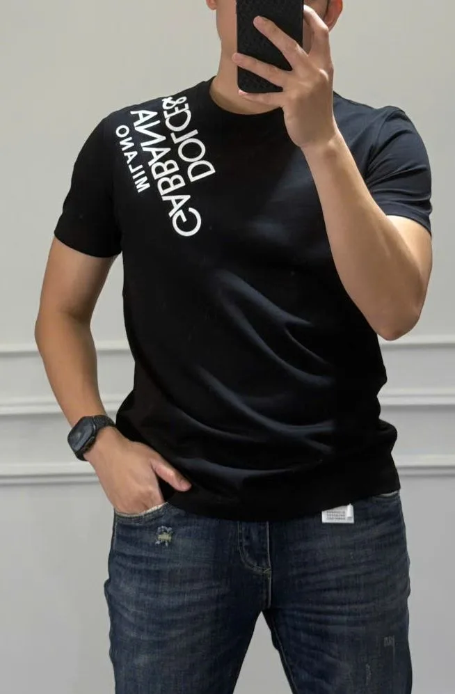 Áo phông DG đen nam mã 4 chất lượng vượt trội đánh giá chuẩn Áo phông DG đen nam mã 4 chất lượng vượt trội đánh giá chuẩn