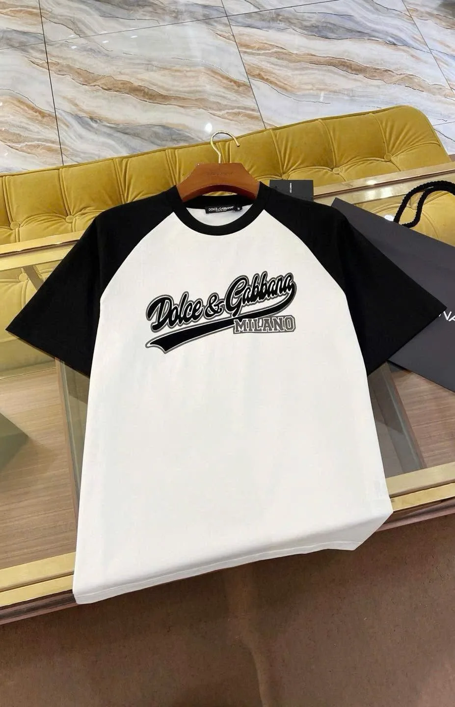 Áo phông nam Dolce màu trắng mã 14 đáng tiền cuốn hút thời thượng