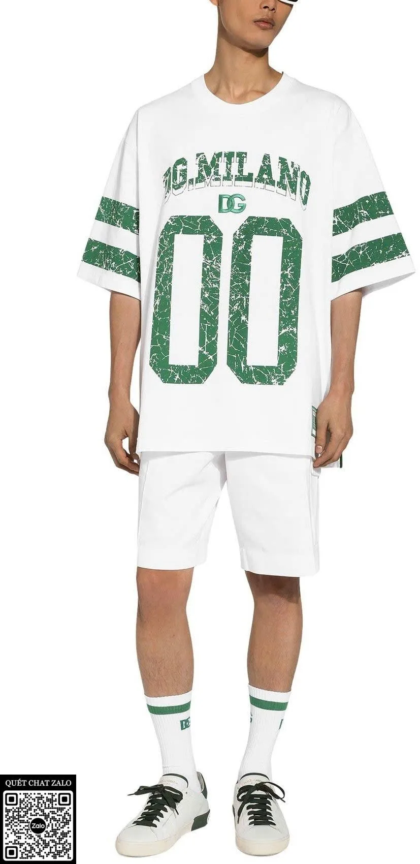 Áo phông nam màu trắng DG mã 21 Dolce đẳng cấp sang trọng chuẩn Áo phông nam màu trắng DG mã 21 Dolce đẳng cấp sang trọng chuẩn