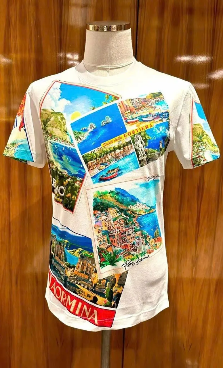 Áo phông Dolce Gabbana nam trắng mã 26 limited stock chất lượng tốt Áo phông Dolce Gabbana nam trắng mã 26 limited stock chất lượng tốt