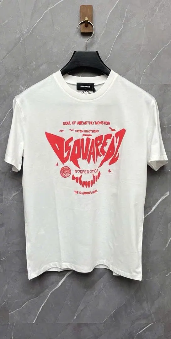 Áo phông nam màu trắng Dsquared2 mã 12 Dsq2 Like Auth thời trang Áo phông nam màu trắng Dsquared2 mã 12 Dsq2 Like Auth thời trang