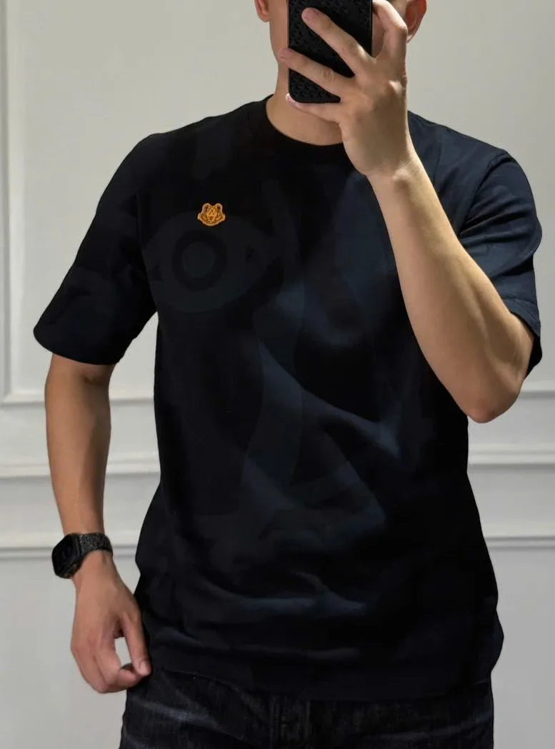 Áo phông nam màu đen Kenzo mã 14 hàng hiếm chuẩn tinh tế thời thượng