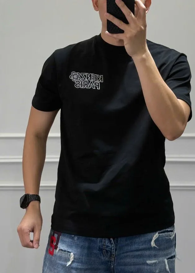 Áo thun Kenzo chính hãng nam màu đen mã 2 sành điệu tầm cao cấp Áo thun Kenzo chính hãng nam màu đen mã 2 sành điệu tầm cao cấp