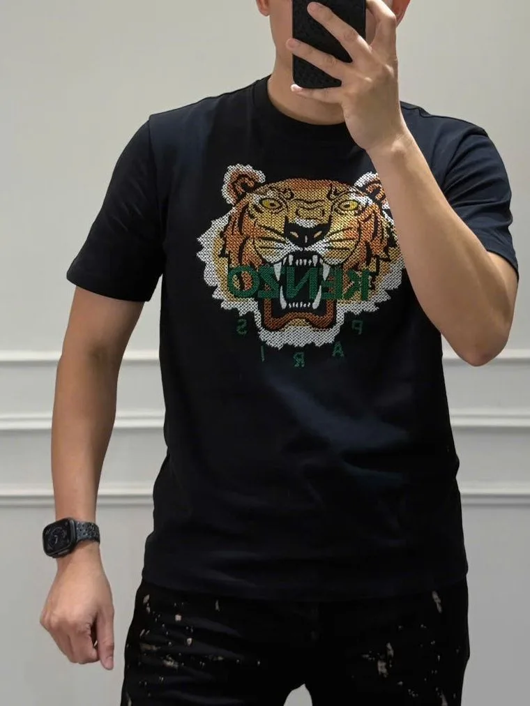 Áo thun Kenzo chính hãng màu đen nam mã 7 đỉnh cao chuẩn men Áo thun Kenzo chính hãng màu đen nam mã 7 đỉnh cao chuẩn men