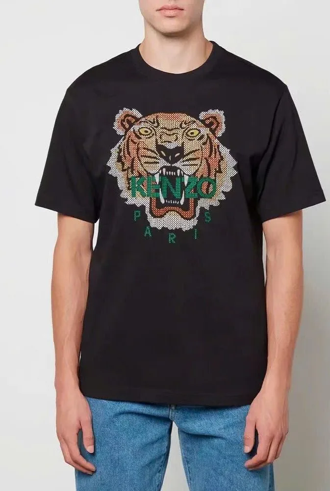 Áo thun Kenzo chính hãng màu đen mã 7b nam cao cấp thu hút sang Áo thun Kenzo chính hãng màu đen mã 7b nam cao cấp thu hút sang