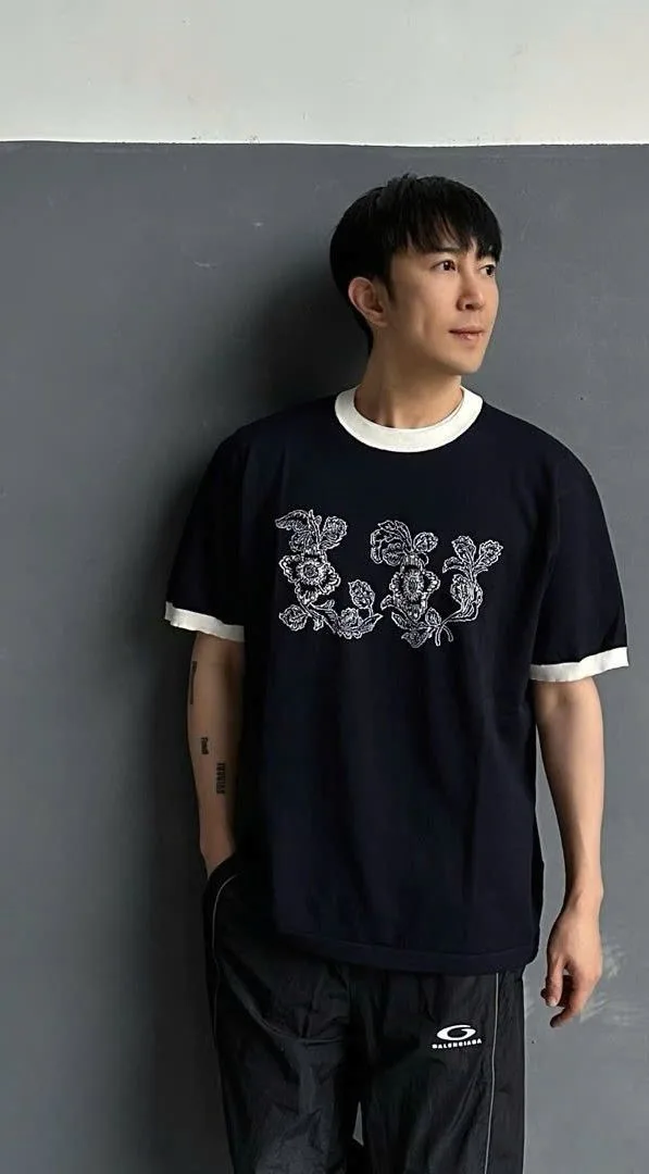 Áo phông nam màu xanh LV sang trọng Louis Vuitton mã 5 nổi bật