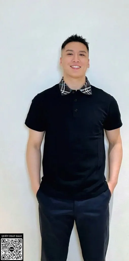 Áo polo nam màu đen BBR mã 1 phong cách riêng cao cấp chuẩn đẹp