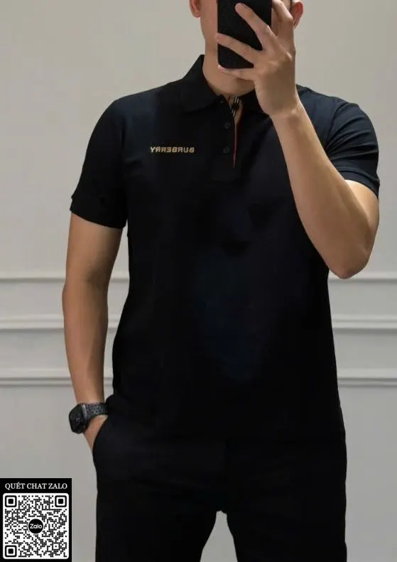 Áo polo nam màu đen BBR mã 3 tuyệt phẩm xịn mịn đẳng cấp sang trọng Áo polo nam màu đen BBR mã 3 tuyệt phẩm xịn mịn đẳng cấp sang trọng