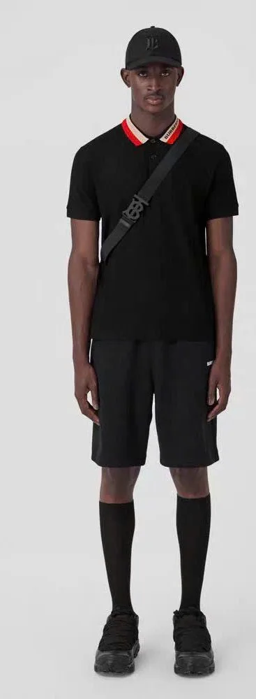 Áo polo Burberry màu đen nam hàng khan hiếm vừa vặn chuẩn mã 6