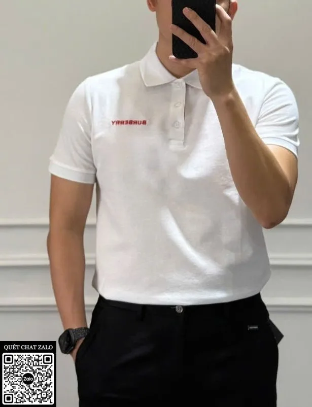 Áo polo nam màu trắng BBR mã 2 xịn như thật đánh giá cực tốt Áo polo nam màu trắng BBR mã 2 xịn như thật đánh giá cực tốt
