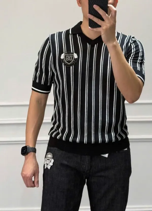 Áo polo nam màu đen DG mã 3b siêu phẩm chất lượng rất ngất ngây