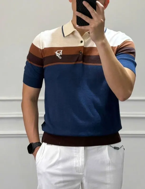 Áo polo nam màu xanh Dolce mã 1 siêu phẩm đỉnh cao đáng tiền Áo polo nam màu xanh Dolce mã 1 siêu phẩm đỉnh cao đáng tiền