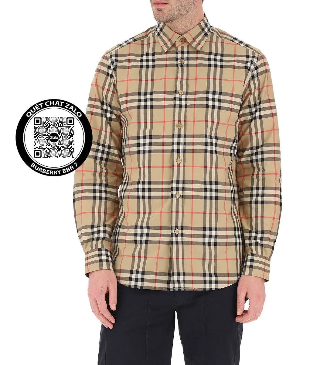 Áo sơ mi Burberry vàng kẻ caro tay dài nam BBR mã 7 sang trọng Áo sơ mi Burberry vàng kẻ caro tay dài nam BBR mã 7 sang trọng