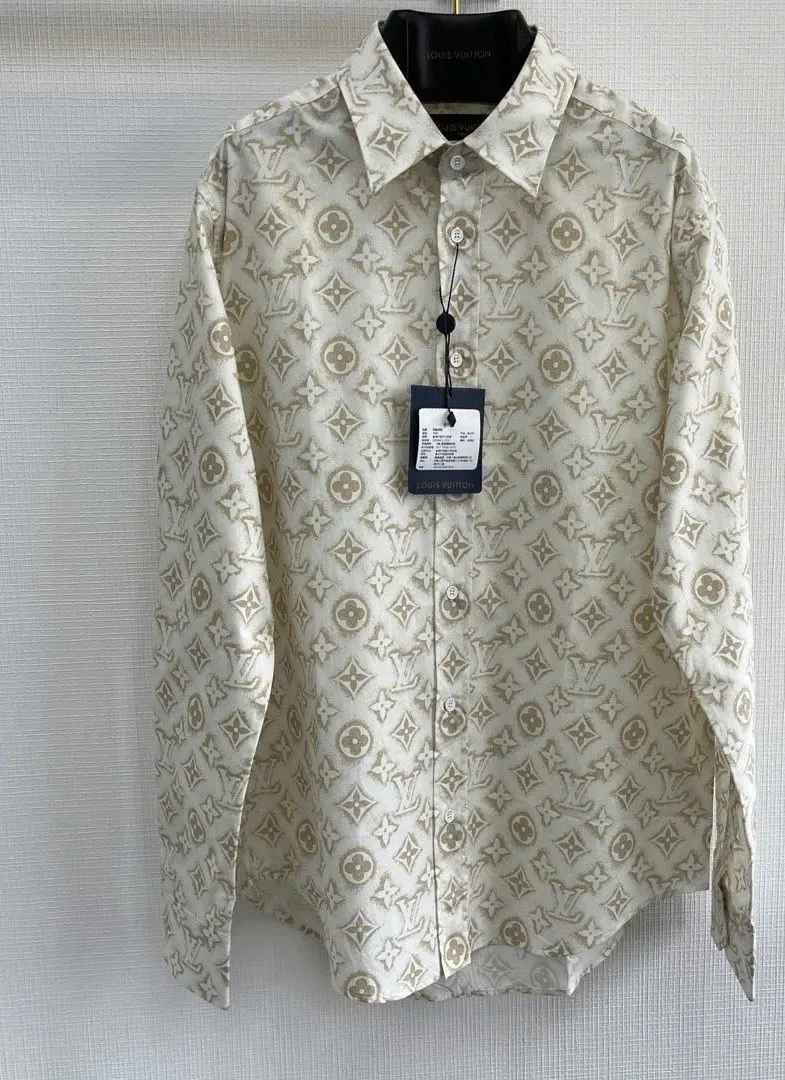 Áo sơ mi LV trắng tay dài mã 1 nam lựa chọn hợp lý thượng lưu